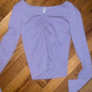 H&M tight purple top